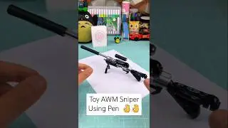 AWM Toy Sniper Made Using Pen 🖊 👌