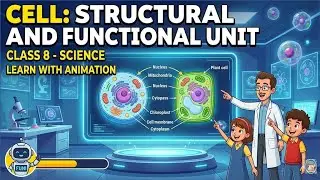 КЛЕТКА: СТРУКТУРНАЯ И ФУНКЦИОНАЛЬНАЯ ЕДИНИЦА ЖИЗНИ |КЛАСС - 8| #animationstudent #animatededucati...