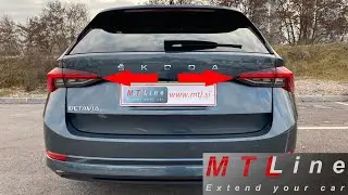 Skoda Octavia 4, MY2020 - rear LED DRL lights activation - vključitev zadnjih LED dnevnih luči