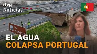 PORTUGAL | REVIENTA un DIQUE del R&Iacute;O MONDEGO, que INUNDA VARIAS POBLACIONES cerca de COIMBRA | RTVE