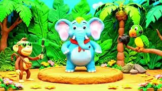 Masti Bhari Jungle Adventures 🐒🐘 | Hindi Cartoon for Kids | Funny Jungle Story | Kids Animation