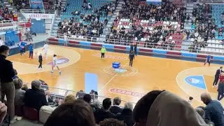Sebastiani Rieti-Libertas Livorno: presentazione formazioni, inno d’Italia e inizio match 