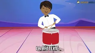 Les instruments 🎻| French Songs for Kids | Language Angels