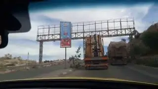 طريق واد النار وتخطي محسوم الكونتينر والوصول الى العيزرية
