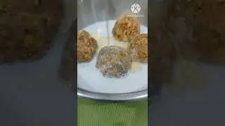 Milk and Roti Laddu😋#ytshorts #shorts #viral #apsmartkitchen