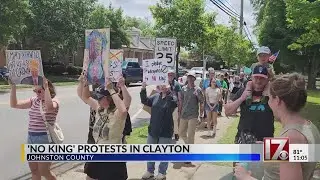 'No Kings' protests held in Durham, Cary, Clayton