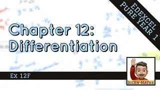 Differentiation 6 • Tangents & Normals • P1 Ex12F • 🤖