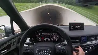 Audi SQ7 ABT 520 HP on Autobahn