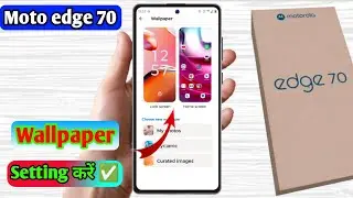 how to change lock screen wallpaper in motorola edge 70, motorola edge 70 change wallpaper 