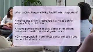 What Is Civic Responsibility And Why Is It Important? - Learn As An Adult