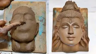 Mitti se Mahadev shiv ji ki face kaise banaen 2025 || How to make Shiv ji face with clay | Clay art