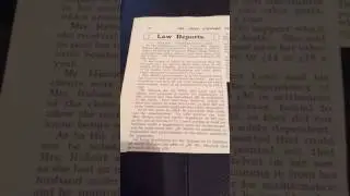 Vintage ephemera - The Titantic sinking - a 1913 compensation case