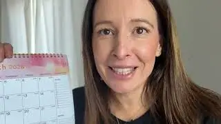 Cute and simple monthly calendar