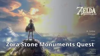 Zora Stone Monuments Quest - Zelda Breath of the Wild - 100% Walkthrough Playthrough Guide 46