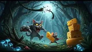 Funny Cat vs Mouse Fighting Story | Chase, Crash & Cheese