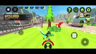 My first video Ben Ten Super Hero Time in Roblox
