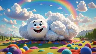Eight Floating Clouds Count the Sun | Counting & Nature Song for Kids | Fun Learning Nursery Rhyme