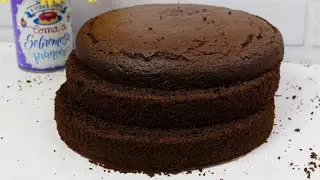 MASSA CHIFFON DE LIQUIDIFICADOR PARA FORMA 20x10 - MASSA CHIFFON PARA BOLO DE ATÉ 3kg - CHOCOLATE