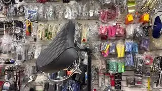 Beach cruiser vinyl web spring bike saddle - vulture line - lowrider bike parts -chopper saddle