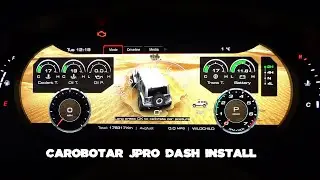 JKU BUILD INSTALL // Carobotar J PRO Dash