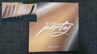 AFTER PARTY | Eye shadow pallet | Bad Habit | review and swatches | by Sarah says |
