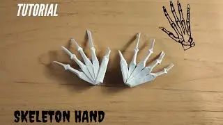 PAPER SKELETON HAND🦴💀 || Paper Crafts || Origami Ideas