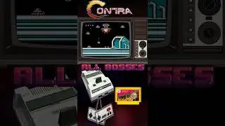Contra - All bosses #shorts #nes #retro #platform #action #allboss
