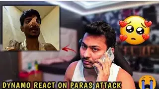 Dynamo gaming react on paras official 🥺ll Plzz support him 🙏