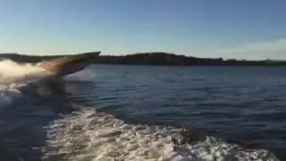 46 Cigarette boat jump