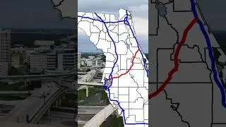 Interstate 4, Florida USA #floridaman #fsu #maps