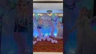 Frozen theme party #frozen2 #frozentheme #elsa #birthdaydecoration