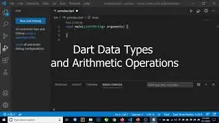 Dart Programming: Data Types and Arithmetic Operations Part 1