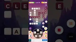 176-180 Level word wise crossword game 2026