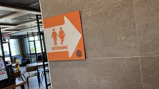 Burger King Unisex Restroom Full Shoot!