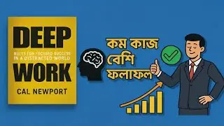Deep Work: দ্রুত মনোযোগ ও প্রোডাক্টিভিটি বৃদ্ধির কৌশল (বাংলা বুক সামারি) | Cal Newport