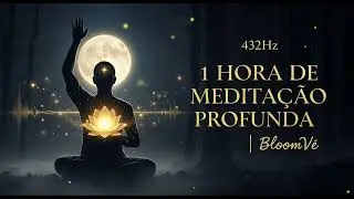 🌙432Hz - Meditação Profunda | Elimine Bloqueios Mentais, Pensamentos Negativos, Estresse e Ansiedade