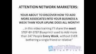 Attract Endless Leads and Sponsor 10 - 20 distributors/month MLM Business Blueprint