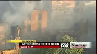 Massive fire destroys several north St. Louis buildings