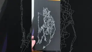 Looking through over 50 drawings on paper from 2022 existential spiritual scary art figurative