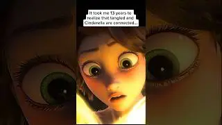 So Tangled and Cinderella are connected😱😱😱 #tangled #cinderella #disney