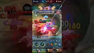 Пополь хотел бой 1 на 1 (получилось 1 в 2) #argus #mlbb #damage