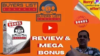buyers list bonanza review {Unique BONUS}