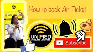 How to book air ticket thru Unified
