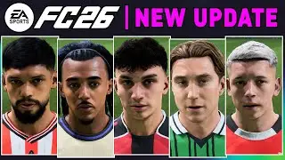 EA FC 26 NEWS | ALL NEW REAL FACES (Gameplay Footage) - TITLE UPDATE v1.4.2