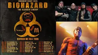 Biohazard &lsquo;Divided We Fall Tour&lsquo; 2025 w/ Onyx support from Bayway and Swollen Teeth!