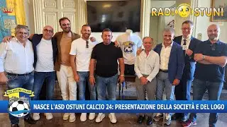 Una nuova era: nasce l'ASD Ostuni calcio 24 _ presentazione della società e del logo _ Radiostuni