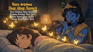 🌿Hare✨ krishna Night Mantra for Peaceful Deep Sleep✨🌿 #krishna #krishnabhakti #harekrishna