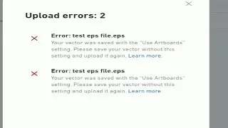 shutterstock vector upload error use artboard settings by mygraphics