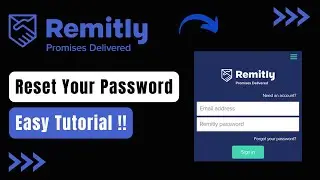 How to Reset Remitly Password !