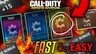 EARN SALVAGE FAST & EASY! - *NEW* INFINITE WARFARE BEST TIP TO EARN 